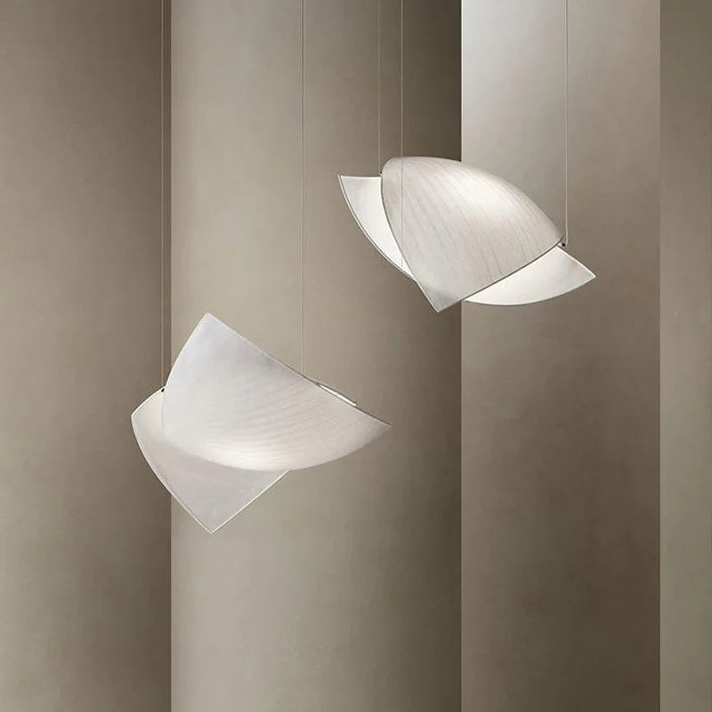 Afralia™ Modern Minimalist Fabric LED Chandelier Pendant Lamp