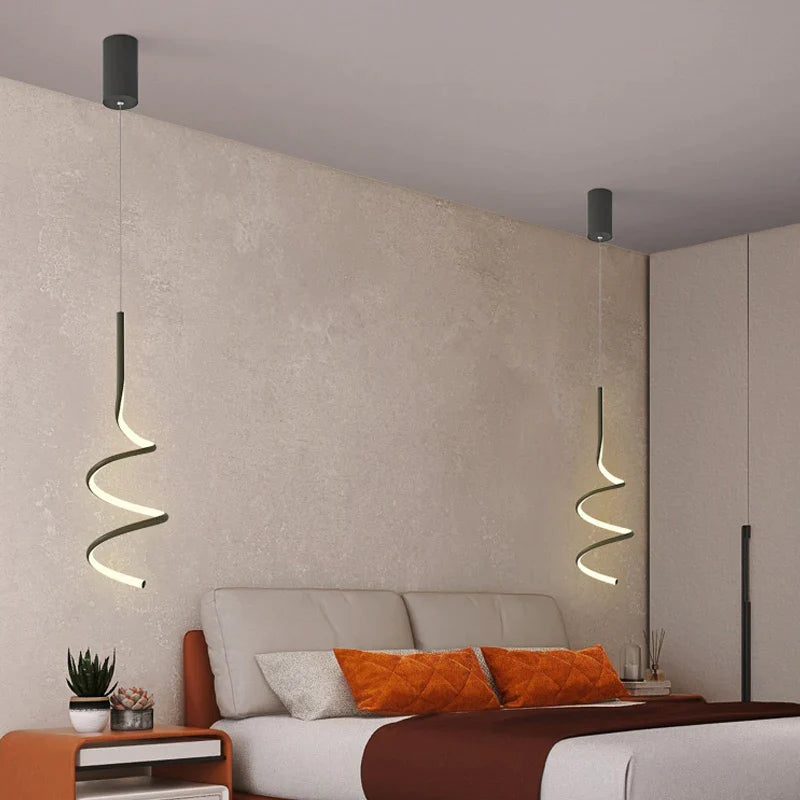 Afralia™ LED Pendant Lamp: Stylish Nordic Design for Bedroom, Living Room, and Indoor Spaces