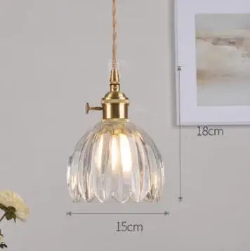 Afralia™ Blue Glass Pendant Lights - Bedroom Dinning Living Room Fixtures