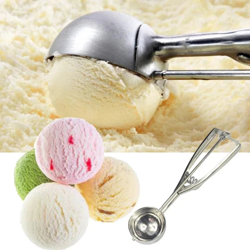 Afralia™ Stainless Steel Ice Cream Scoop Spoon for Desserts and More