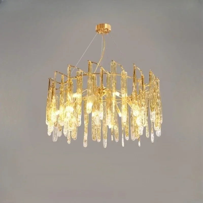 Afralia™ Nordic Luxury Crystal Ceiling Chandelier for Living Room, Bedroom, and Restaurant