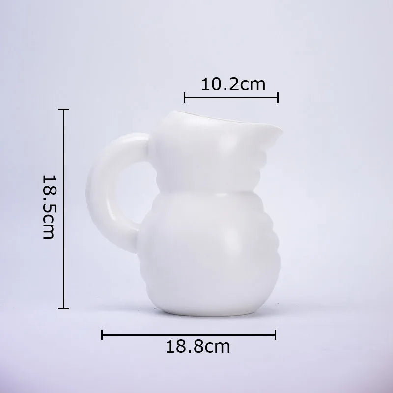 Afralia™ Multicolour Ceramic Vase for Modern Room Decor