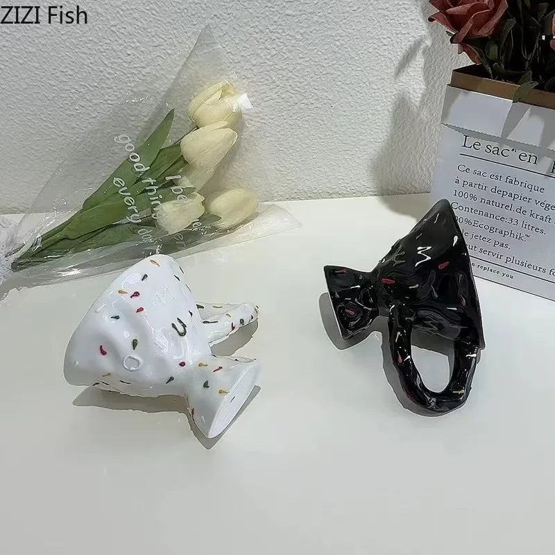 Afralia™ Colorful Icing Suger Decorative Ceramic Mug for Dining Table and Coffee