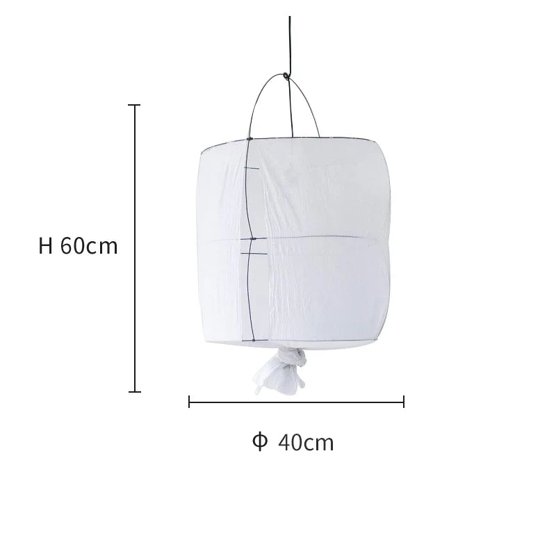 Afralia™ Linen Cloth Pendant Light: Elegant Bohemian Fabric Chandelier for Home, Restaurant, Hotel