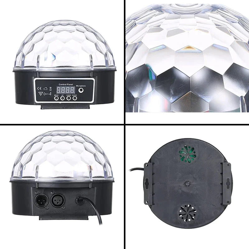 Afralia™ LED Disco Ball Stage Light With Remote Control