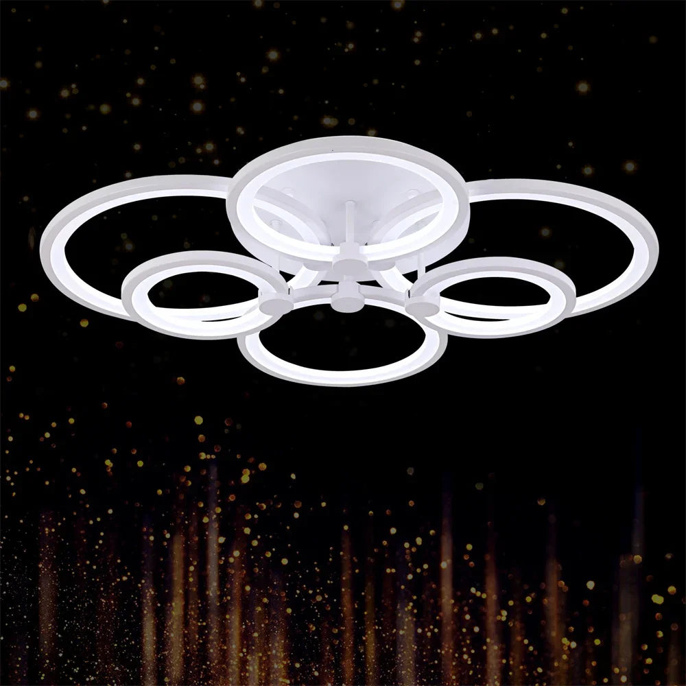 Afralia™ Nordic Bubble Acrylic LED Ceiling Light Chandelier | Minimalist Home Decor Indoor Lighting