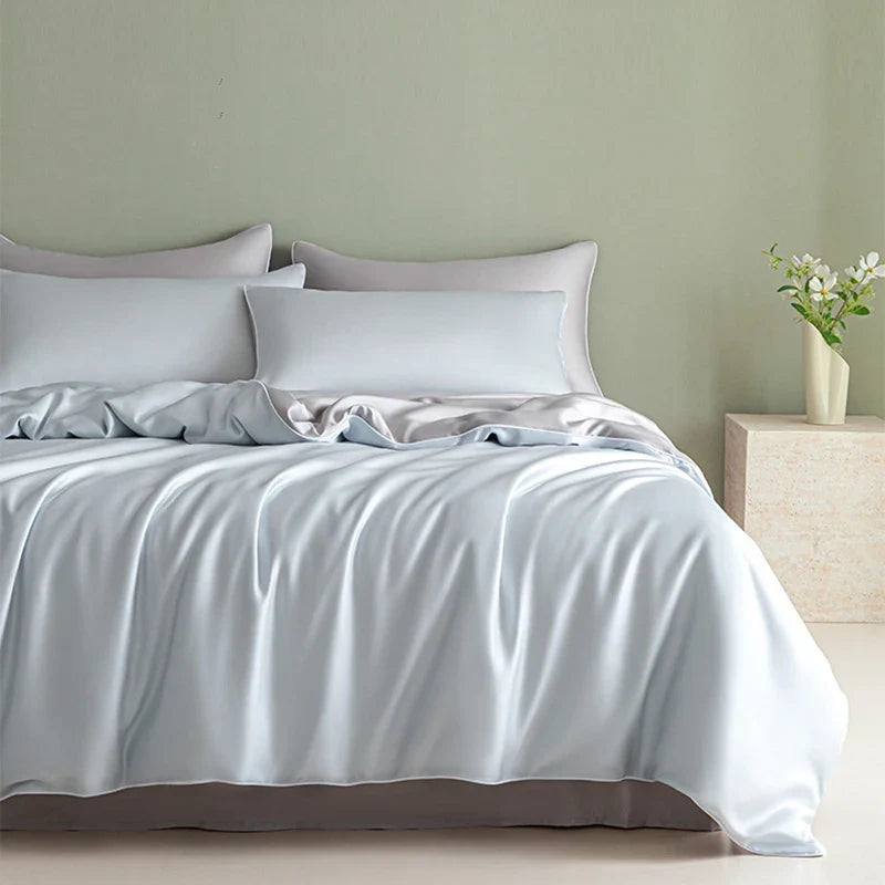 Afralia™ Silky Summer Cooling Bedding Set for Single Bed