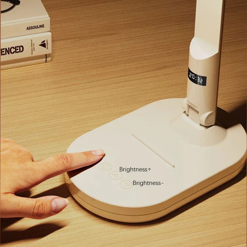 Afralia™ Touch LED Desk Lamp: 3 Dimmable Levels, Foldable, USB Rechargeable, Eye Protection