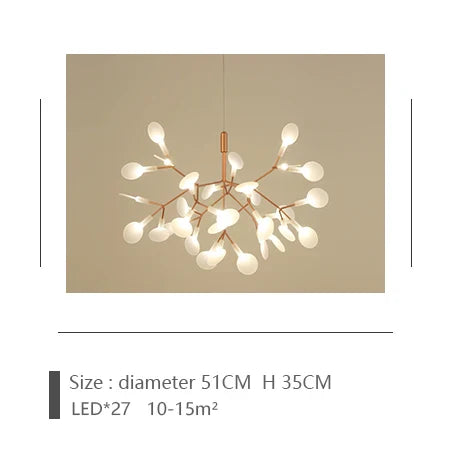 Afralia™ Luxe Chandelier: Modern Nordic Ceiling Light for Living & Dining Room