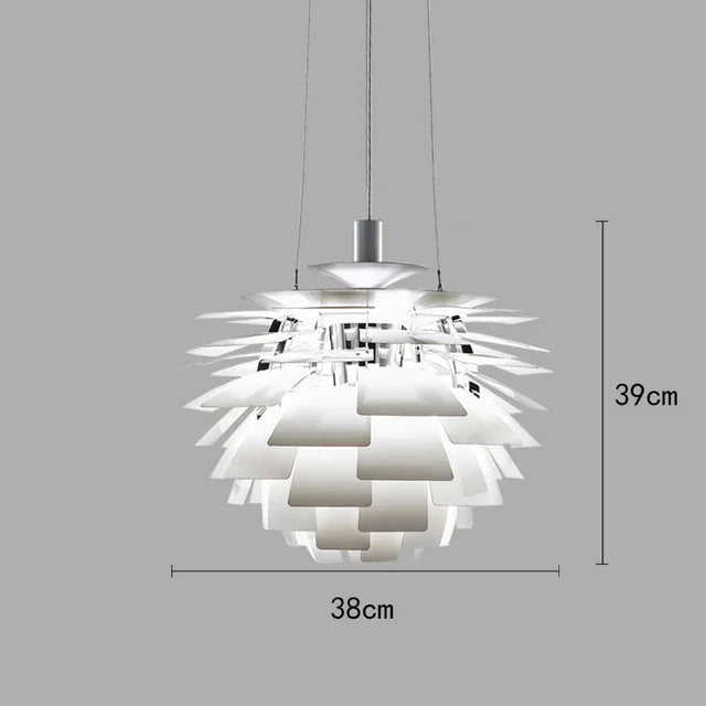 Afralia™ Pinecone LED Pendant Light for Contemporary Décor in Living Room, Bedroom & Cafe