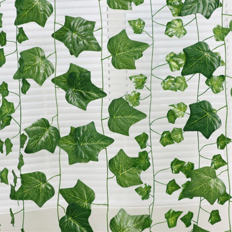 Afralia™ Ivy Green Fake Leaves Garland Vine Wall Decoration Artificial Plants