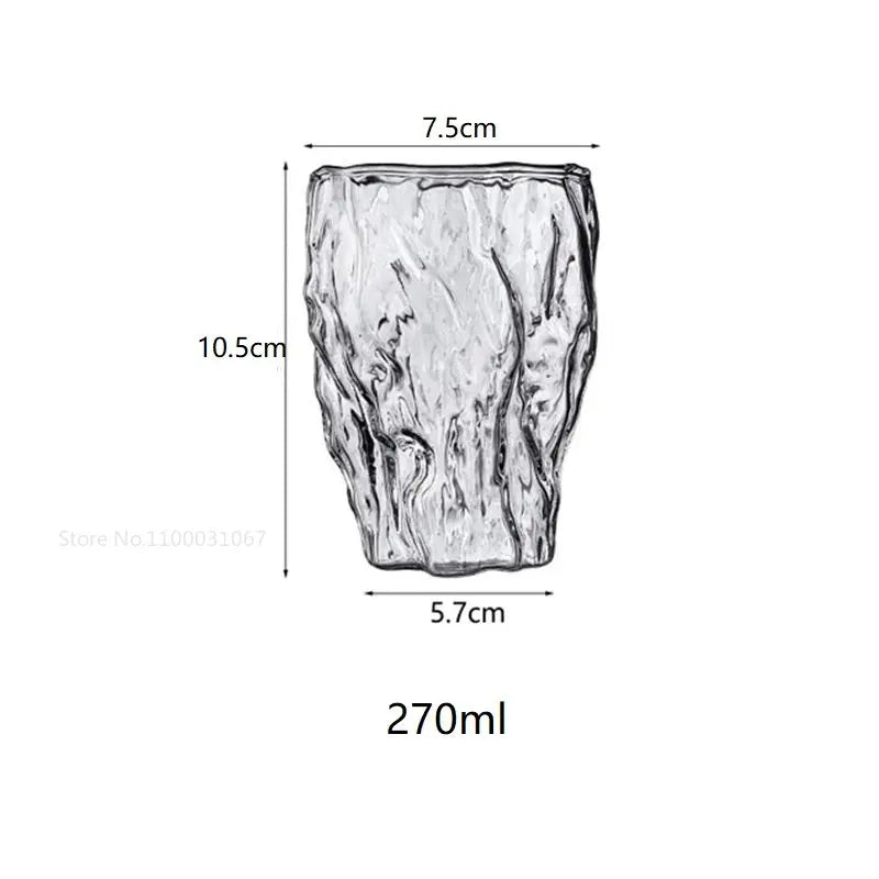 Afralia™ Heat-Resistant Glass Drinkware Set for Home Bar: Coffee, Wine, Whiskey, Tea, Juice.