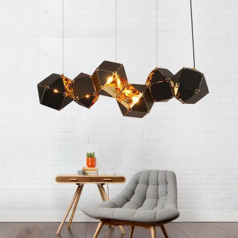 Afralia™ Modern Chandelier: Dining Room LED Pendant Lamp, Home Decor Hanging Light Fixtures