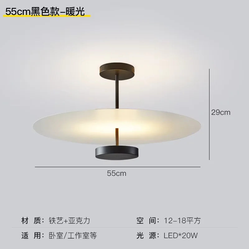 Nordic Minimalist Dimable Ceiling Light by Afralia™ - Creative Room Color Lamp