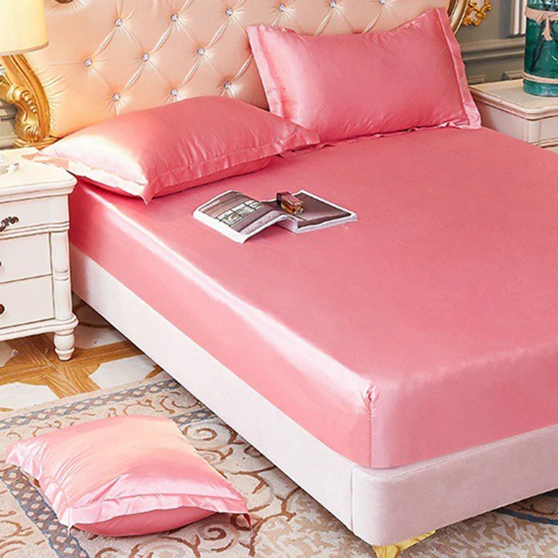 Afralia™ Satin Silk Pillowcase: Smooth & Skin-Friendly Solid Color Cover