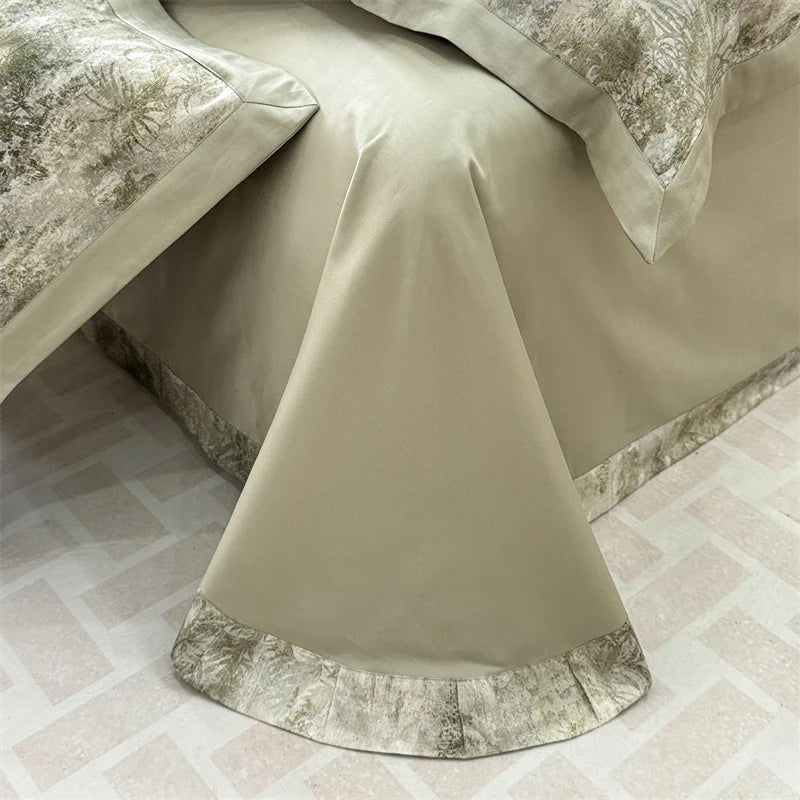 Afralia™ Premium 100s Egyptian Cotton Bedding Set: Quilt Cover, Sheet, Pillowcase