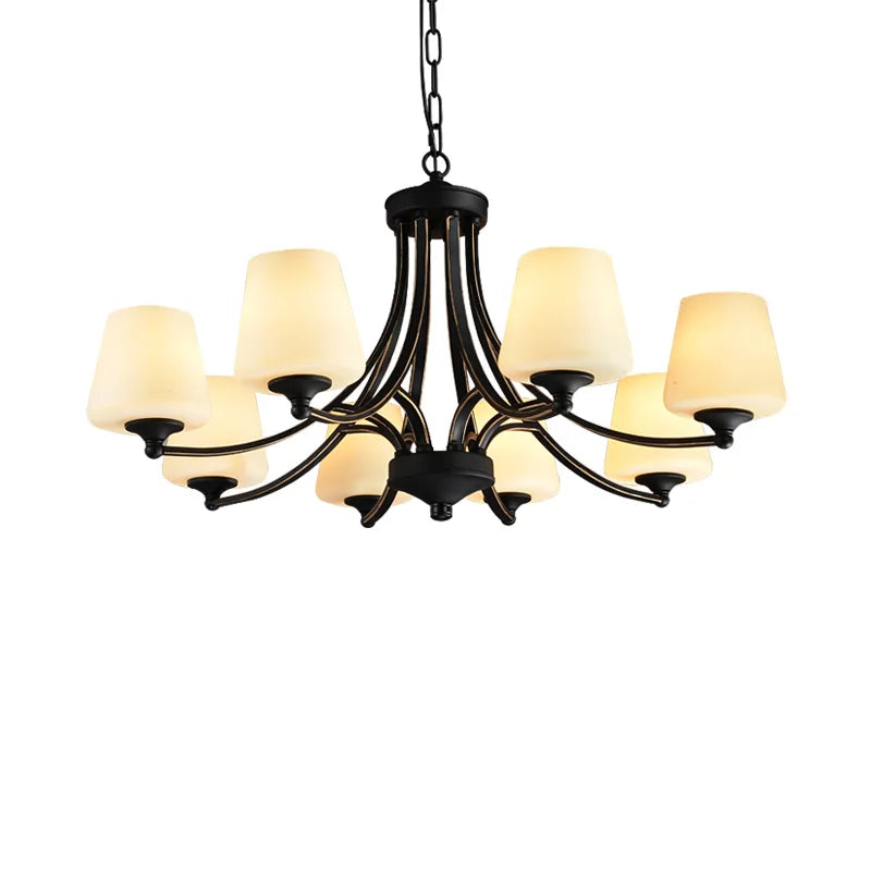 Afralia™ Retro Black Pendant Lamp: Industrial Lighting for Living, Dining, Bedroom
