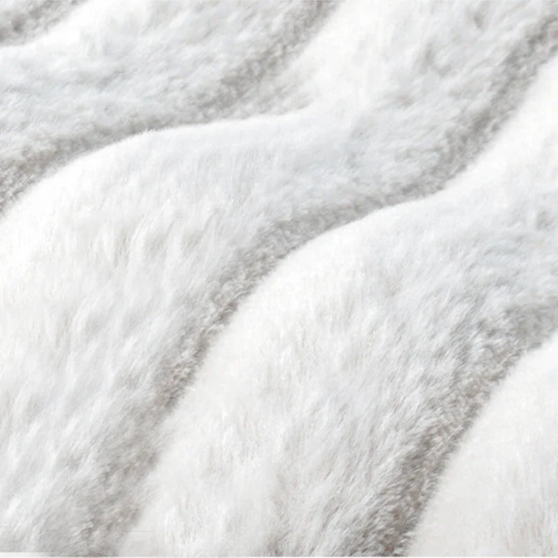 Afralia™ Plush Rabbit Bathroom Rug: Absorbent, Soft, Anti-Slip, Quick-Drying Bath Mat