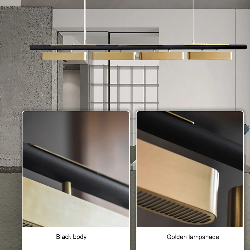 Afralia™ Modern Minimalist LED Pendant Light for Living Dining Room Kitchen Chandelier