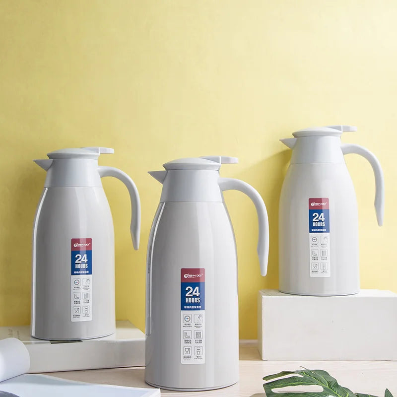 Afralia™ InsulaVacuum Bottle Glass Liner Large-capacity Thermos - Household Portable Drinkware