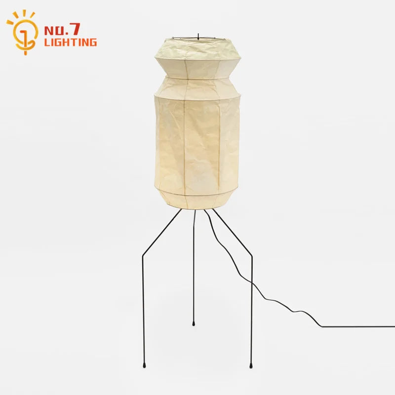 Afralia™ Noguchi Akari Table Lamp LED E27 Rice Paper Modern Light Fixtures