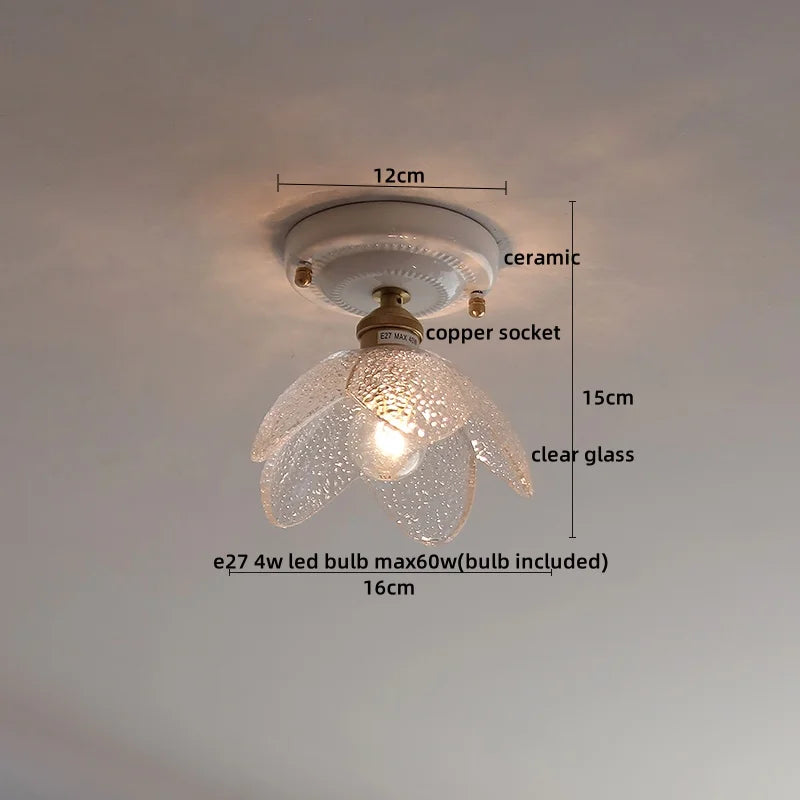 Afralia™ Ceramic LED Ceiling Light for Modern Home Decor & Lighting