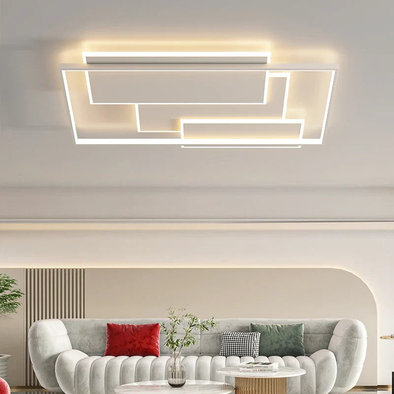 Afralia™ Nordic Flush Mount Led Ceiling Light for Modern Living Spaces