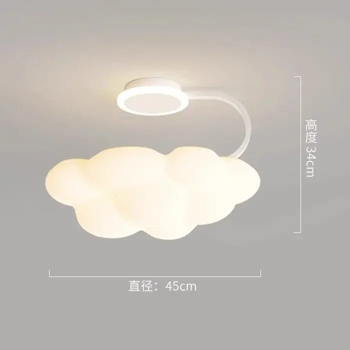 Afralia™ Cloud Ceiling Lights LED Modern Children's Room Lamps Warm Nursery Chandelier