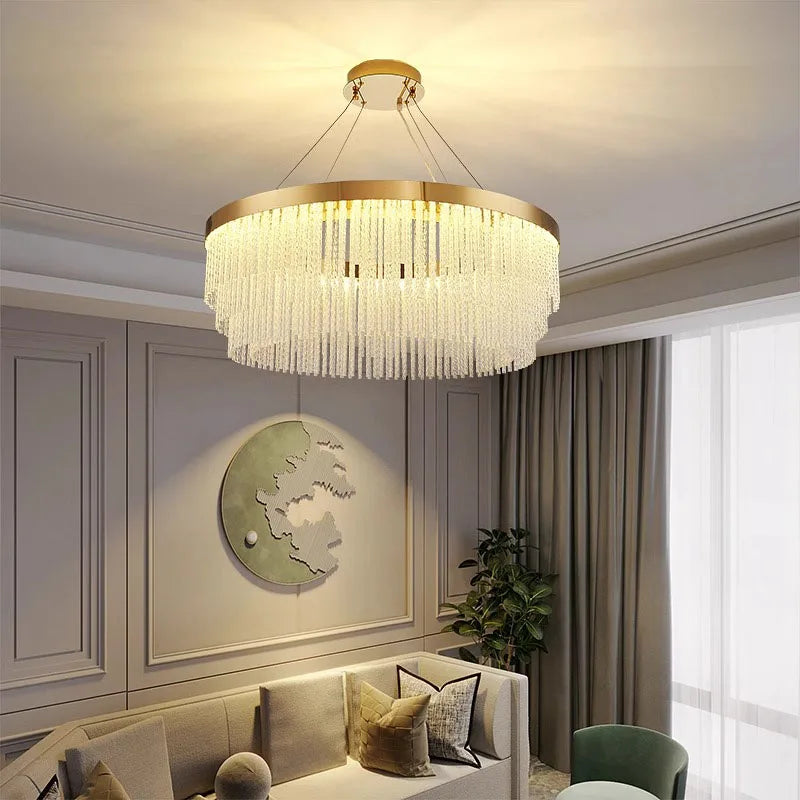 Afralia™ LED Pendant Chandeliers for Modern Living & Dining Room Lighting