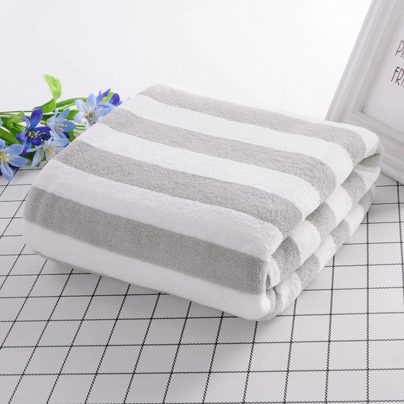 Afralia™ Microfiber Bath Towel Sets for Soft Absorbent Quick Drying Adults
