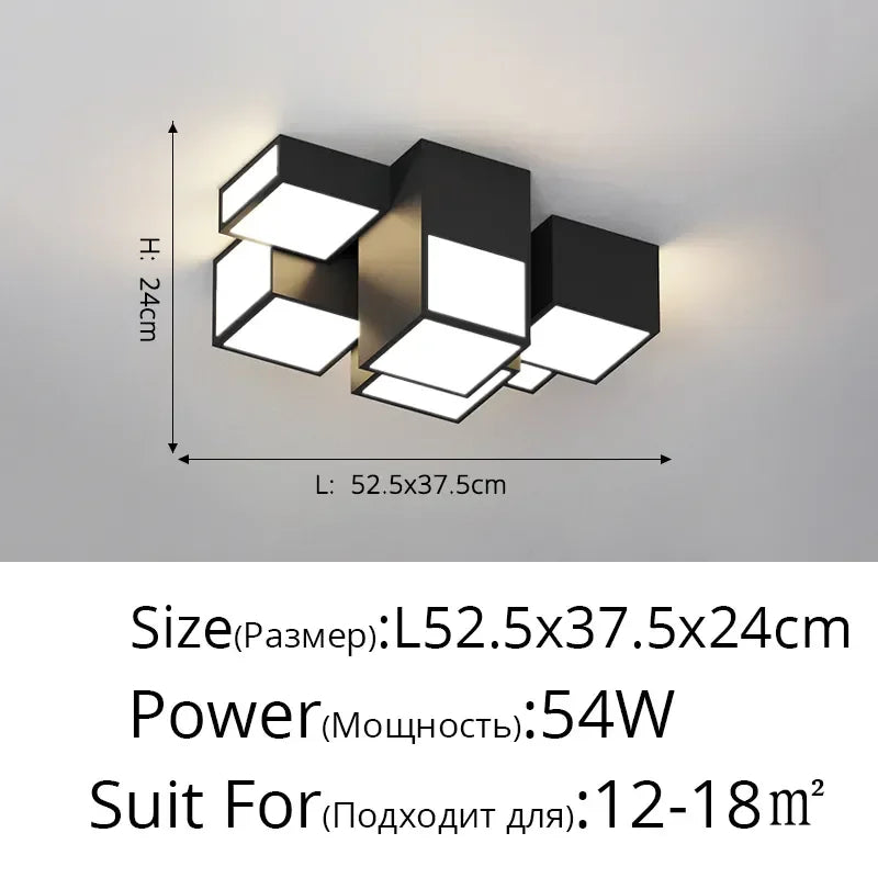 Afralia™ LED Chandelier Light Remote Dimming Pendant Minimalist Indoor Lighting