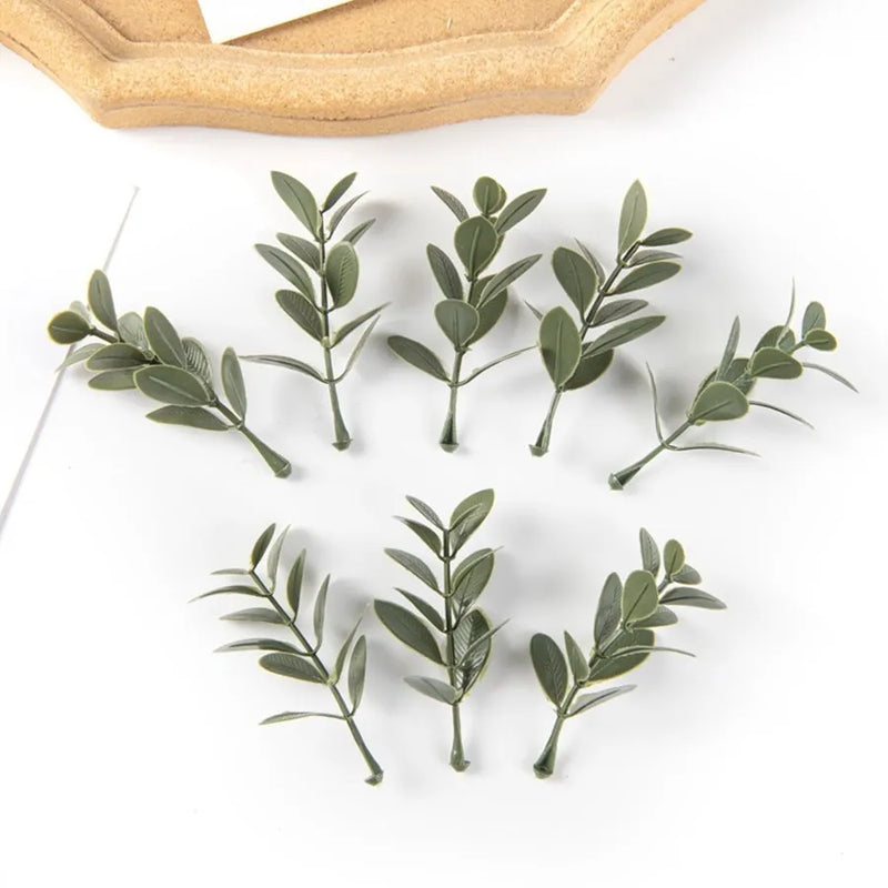 Artificial Plant Leaves for Home Decor DIY Crafts by Afralia™