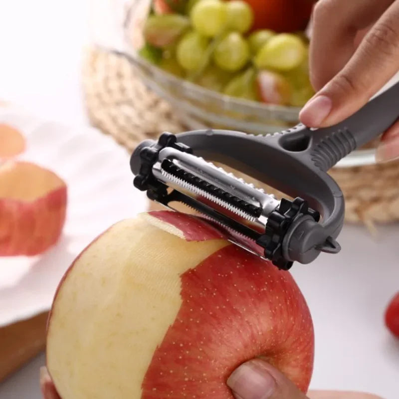 Afralia™ Stainless Steel Multi-function Peeler for Fruits Vegetables Potatoes Carrots cucumbers