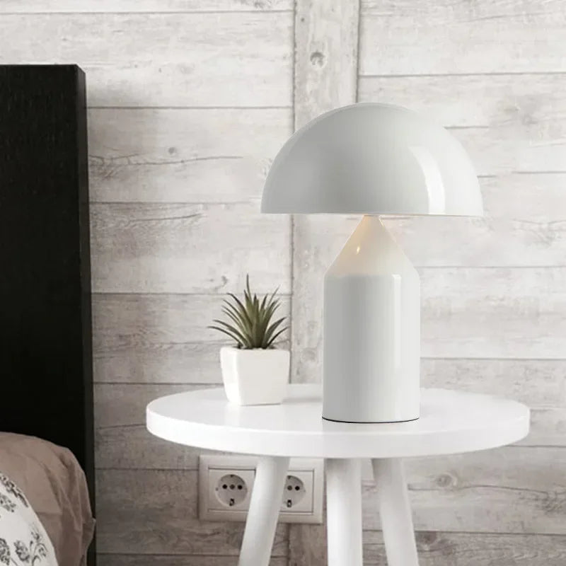 Afralia™ Designer Mushroom Desk Lamp LED Light for Bedroom