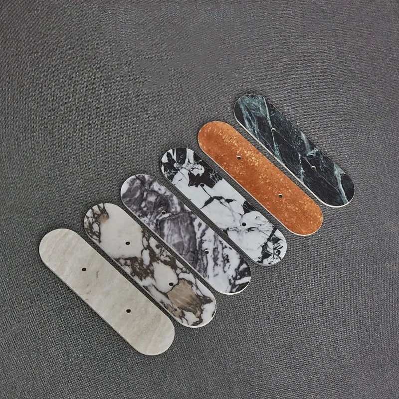 Afralia™ Luxury Art LED Wall Lights Reading Aisle Modern Green Stone Glass Bedside Lamp