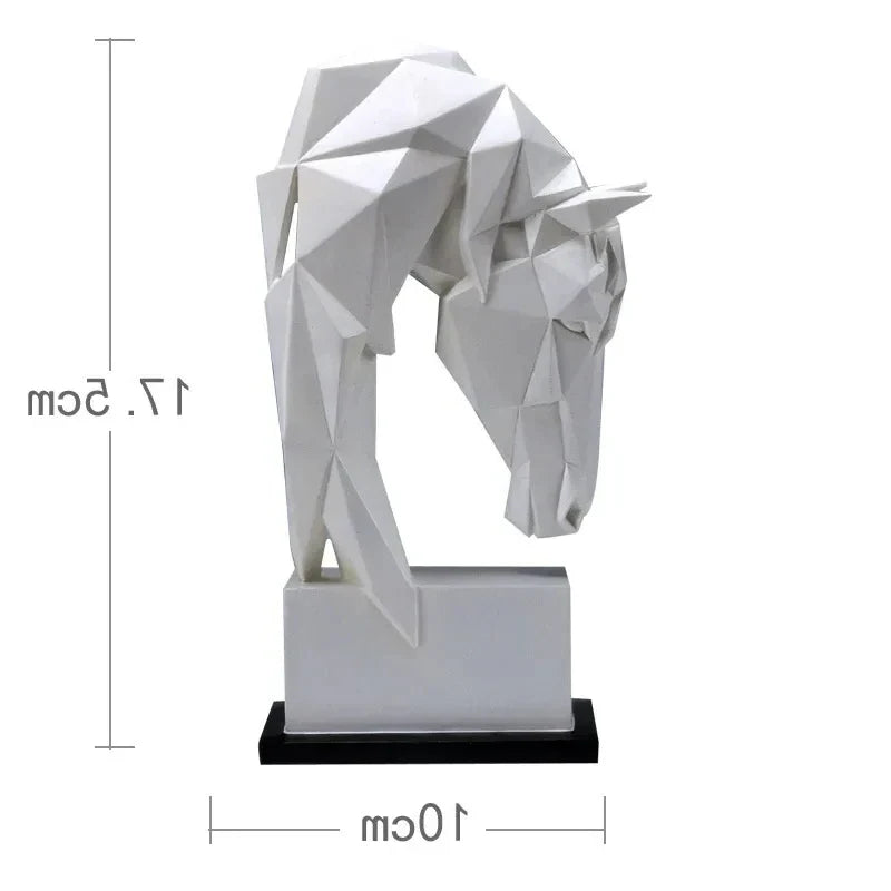 Afralia™ Horse Ornaments: Nordic Art Light Luxury for Living Room, TV Cabinet & Foyer