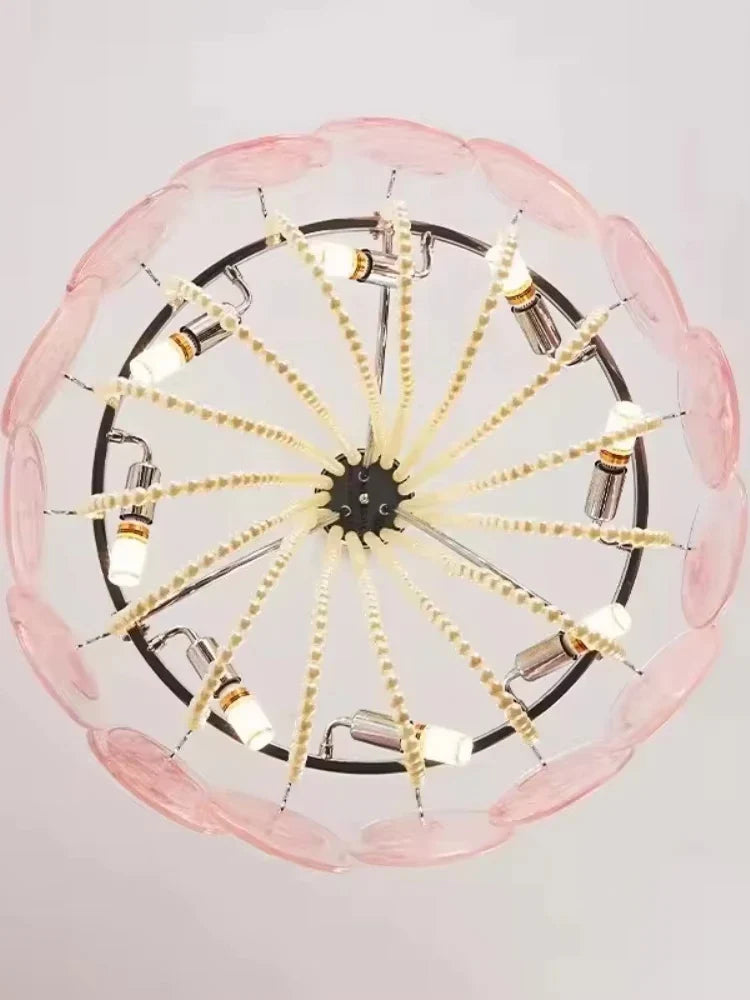 Afralia™ Pearl Chandelier: Modern Flower Shape Ceiling Light for Luxury Living & Dining Room Décor