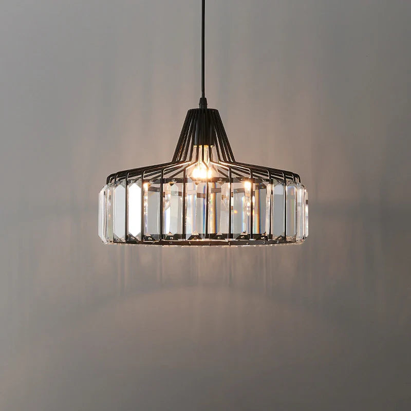 Afralia™ Crystal Kitchen Pendant Lamp for Dining Room, Coffee Shop, and Bar