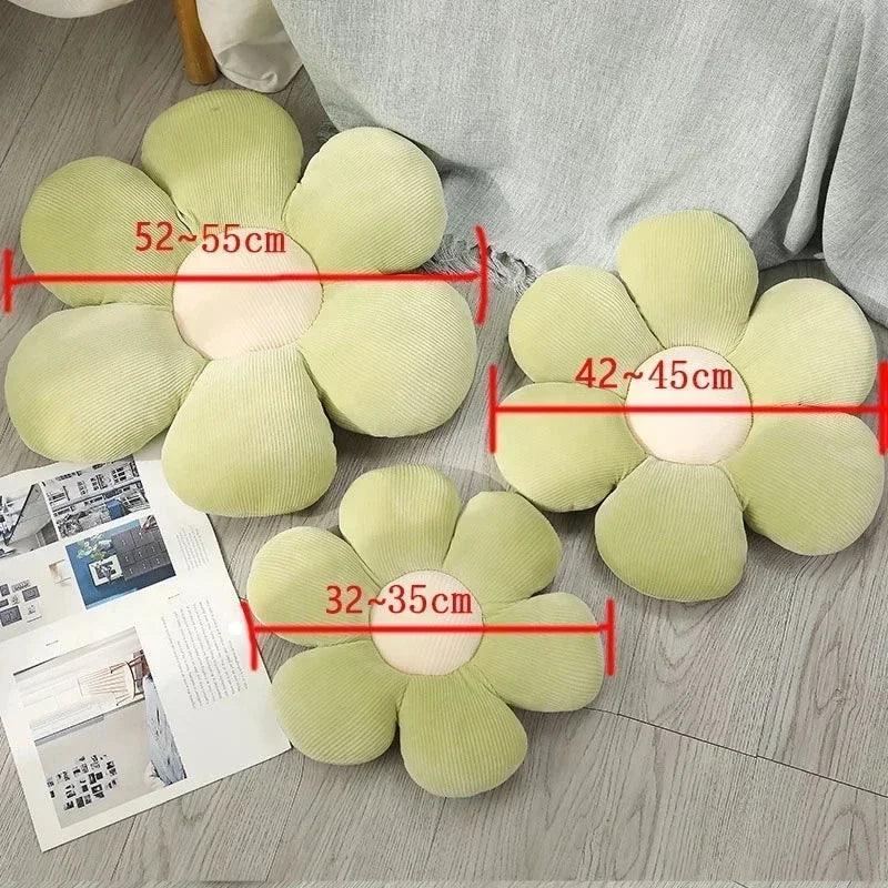 Afralia™ Daisy Lumbar Support Throw Pillows for Home Decor