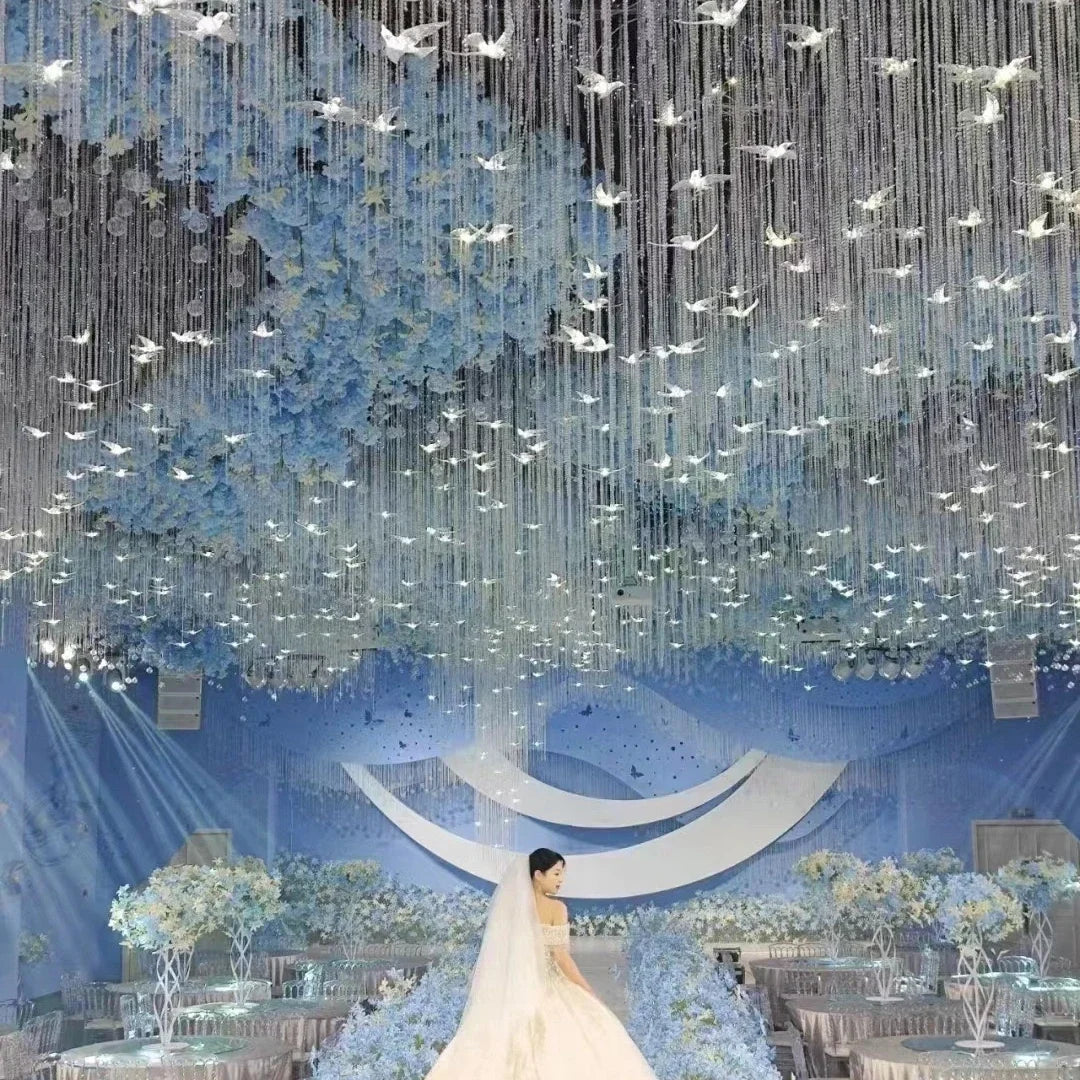 Afralia™ LED Butterfly Ceiling Lights for Romantic Wedding Decoration