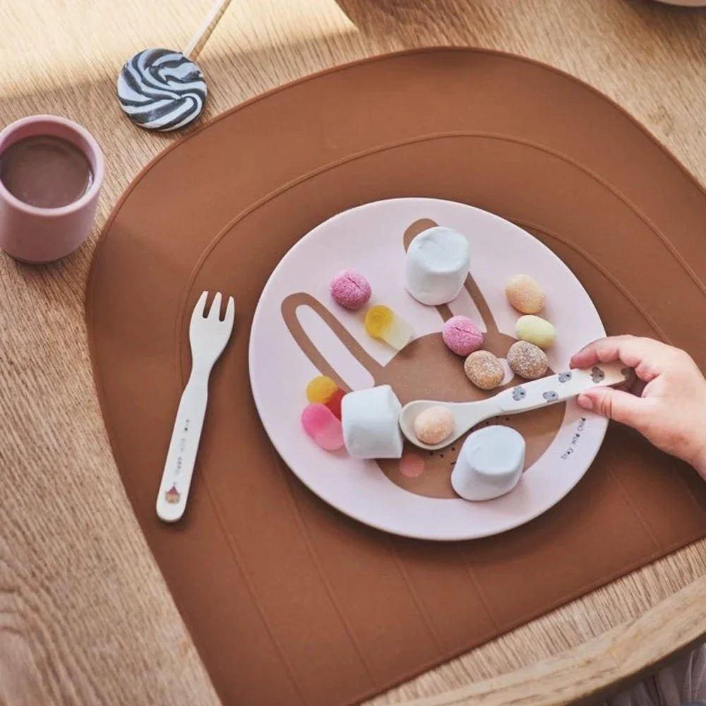 Afralia™ Animal Print Bamboo Fiber Salad Plate Kitchen Tableware