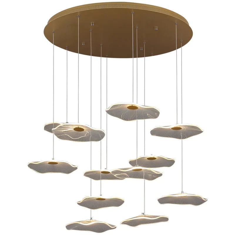 Afralia™ Modern Crystal Chandelier: Stair Pendant Lamp for Stylish Living Room Lighting