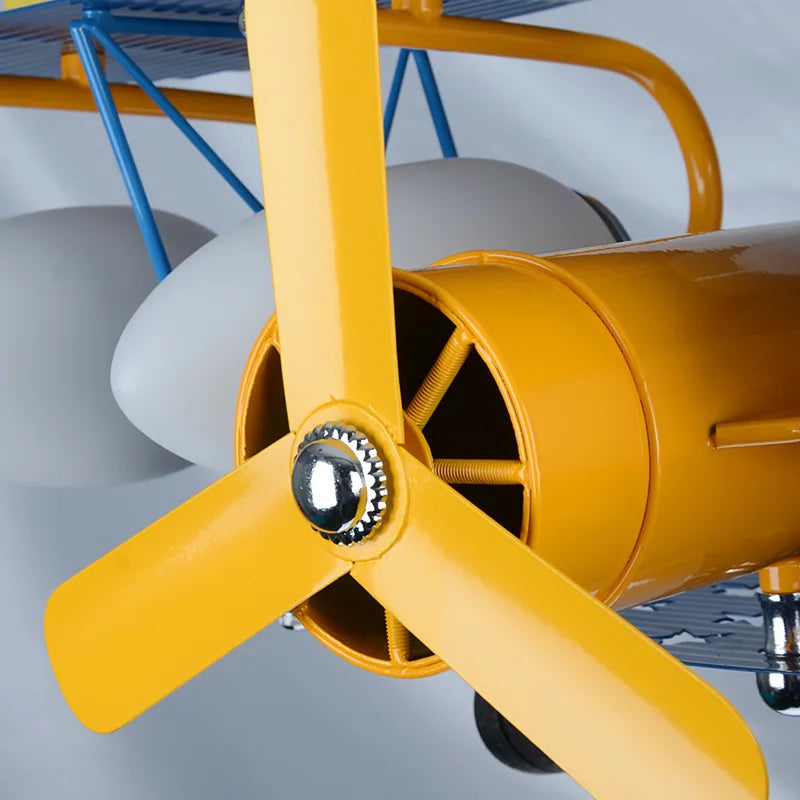 Afralia™ Airplane Chandelier LED Lights for Boy's Room