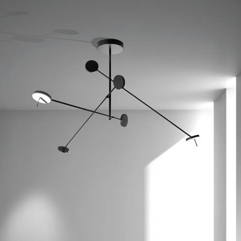 Afralia™ Rotatable Arm LED Chandelier: Minimalist Nordic Design for Living/Dining/Hall Light