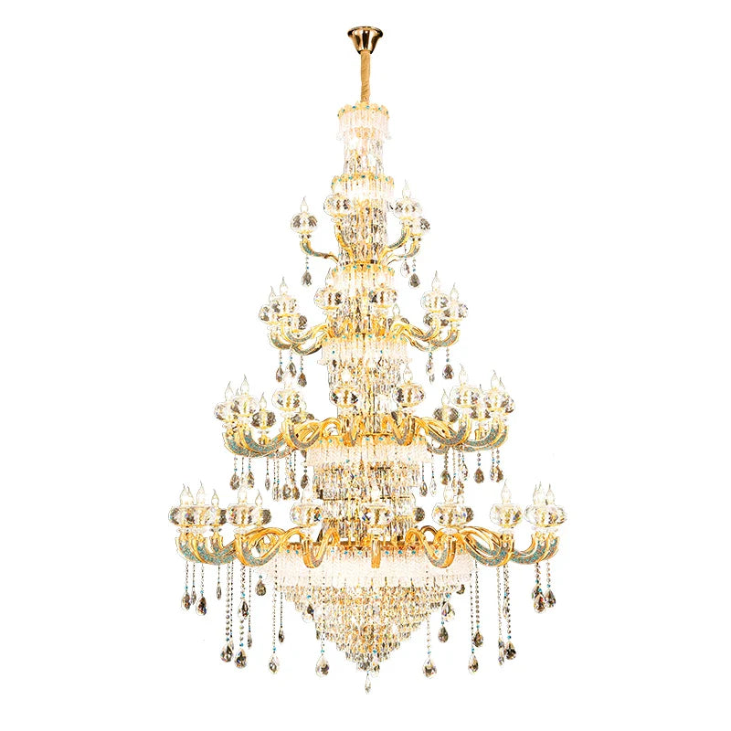 Afralia™ Crystal Living Room Chandelier: Elegant Lighting for Home, Hotel, Club