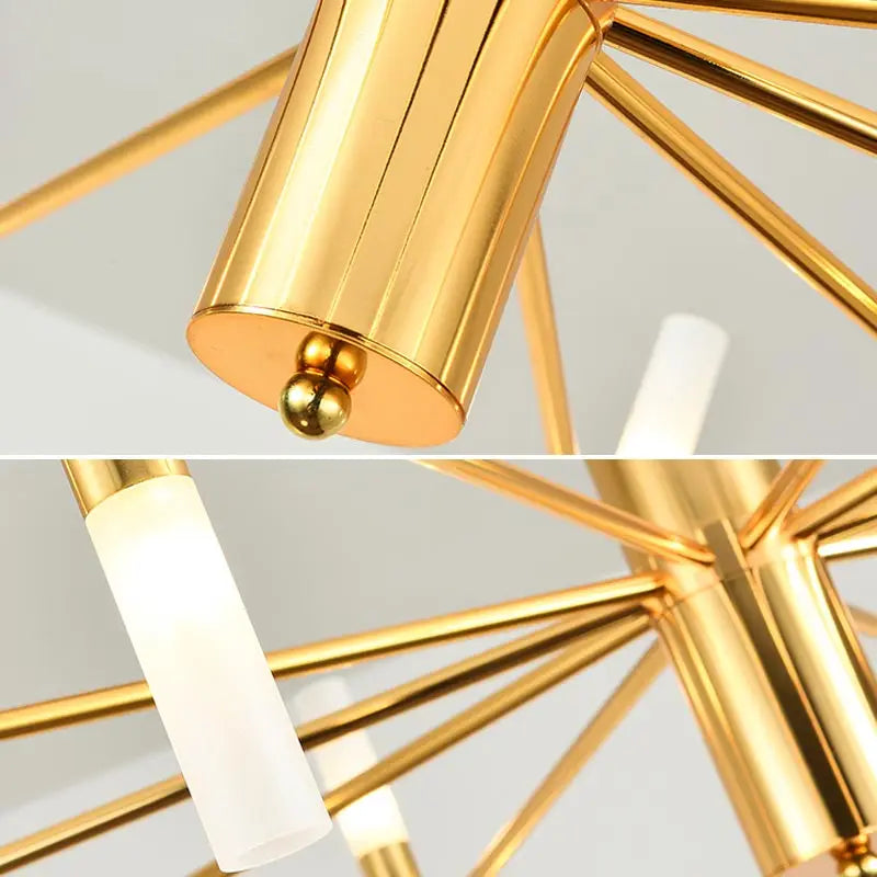 Afralia™ Nordic Design Living Room Chandelier LED Light Fixture for Kitchen Bedroom Dining Decor