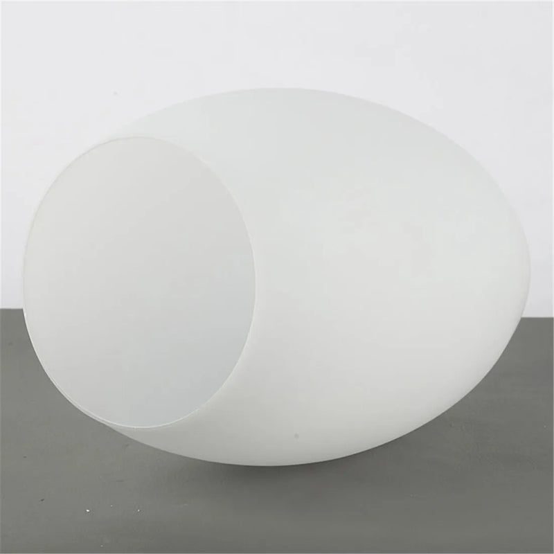 Afralia™ Opal White Frosted Glass Lamp Shade 1-5/8" Fitter Pendant Chandelier Cover