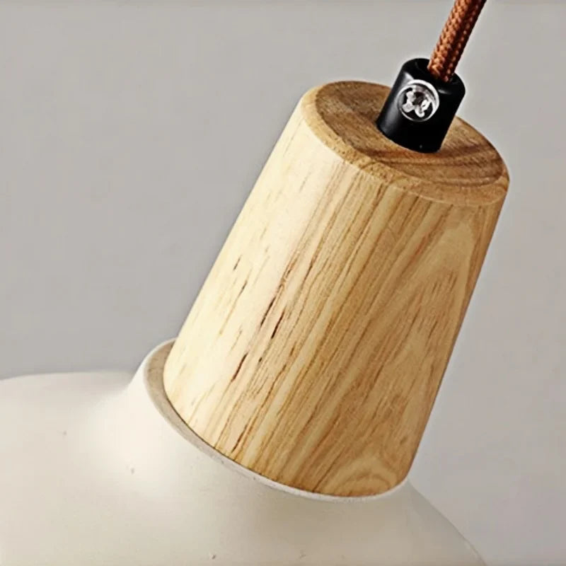 Afralia™ Cement Wood Wall Light Pull Chain Switch Adjustable Socket Nordic Modern Provencal