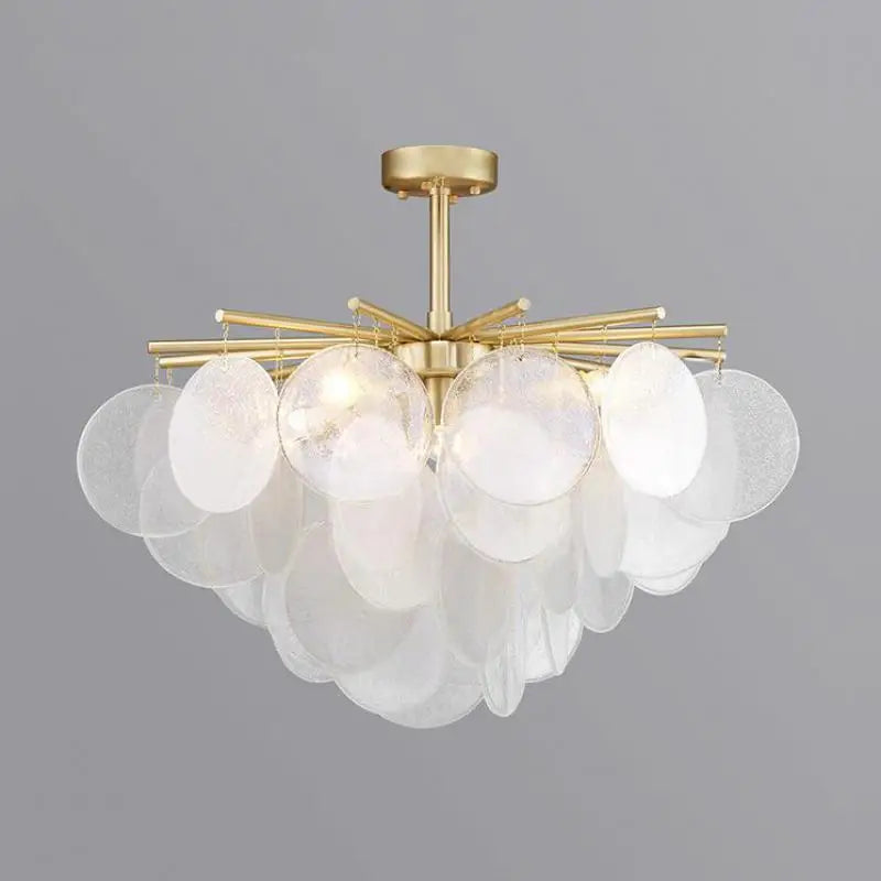 Afralia™ Nordic Crystal Ceiling Chandelier for Bedroom Living Room Home Decor Lighting