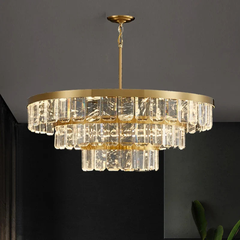 Afralia™ Cloud Mist Crystal Chandelier for Home Hotel Stainless Steel Pendant Lamp